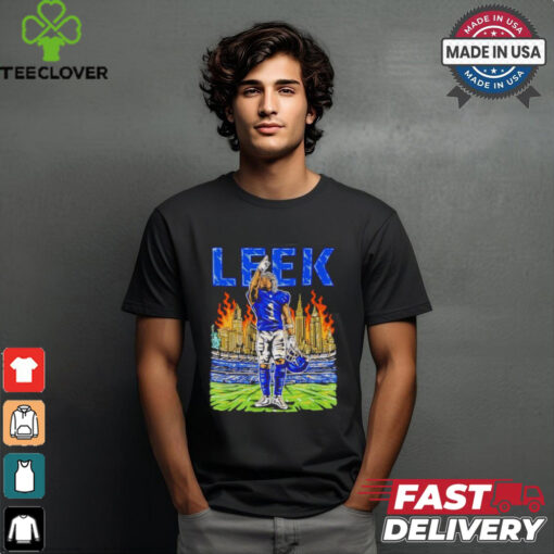 Leek Malik Nabers New York Giants cartoon graphic shirt