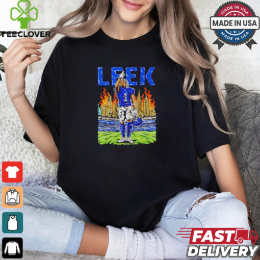 Leek Malik Nabers New York Giants cartoon graphic shirt