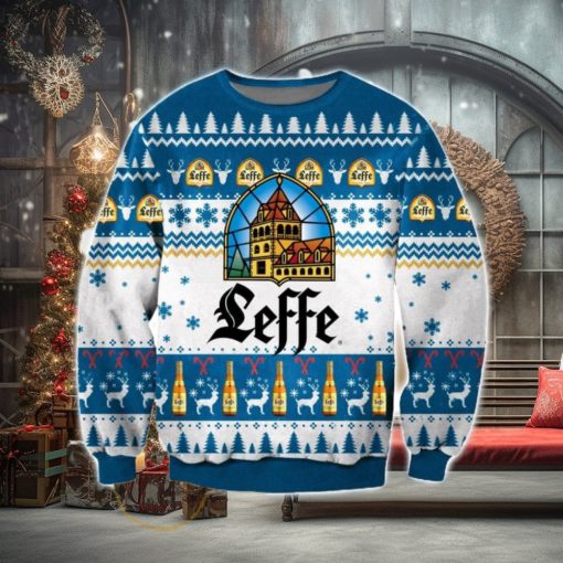 Leffe 3D Ugly Christmas Sweater Christmas Gift