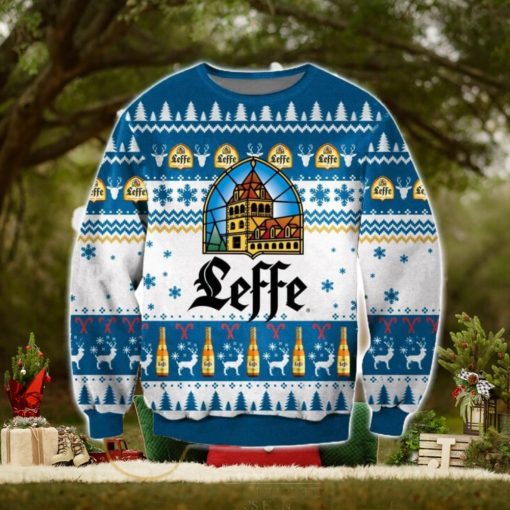 Leffe 3D Ugly Christmas Sweater Christmas Gift