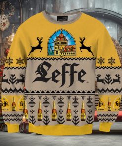 Leffe Blonde 3D Print Fun Christmas Sweater