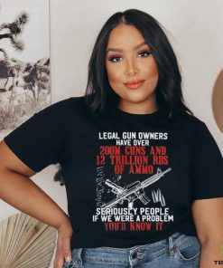 Legal Gun Owners Have Over 200m Guns Shirt