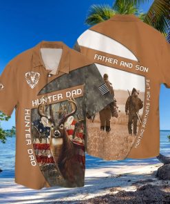 Legend Hunter Hunter Dad Father And Son Hawaiian Shirt