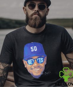 Legend Mookie Betts sunglasses Los Angeles Dodgers signature shirt