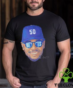 Legend Mookie Betts sunglasses Los Angeles Dodgers signature shirt