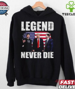 Legend Never Die Trump Vance Elon Musk 2024 hoodie, sweater, longsleeve, shirt v-neck, t-shirt