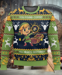 Legend Of Zelda Coffeee Ugly Sweater