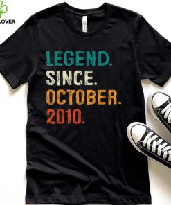 Legend Since November 2010 12th Bday Gifts 12 Years Old Boys T Shirt