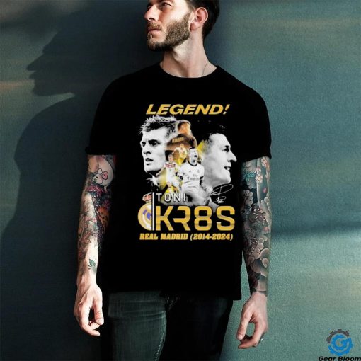 Legend Toni Kro8s Real Madrid 2014 2024 Signature shirt