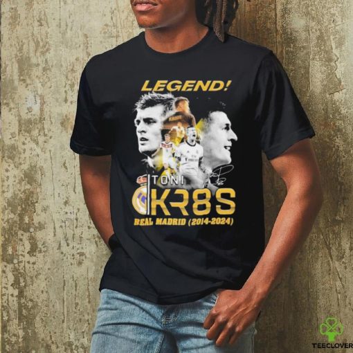 Legend Toni Kro8s Real Madrid 2014 2024 Signature shirt