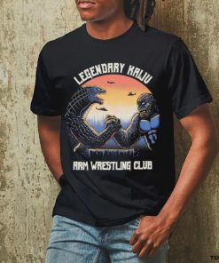 Legendary Godzilla Kaiju vs King Kong arm wrestling club shirt