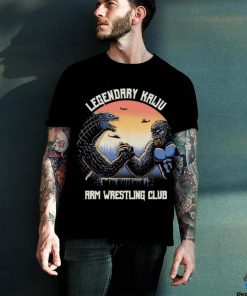 Legendary Godzilla Kaiju vs King Kong arm wrestling club shirt