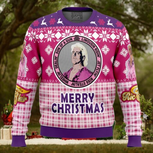 Legendary Ric Flair WWE Ugly Christmas Sweater
