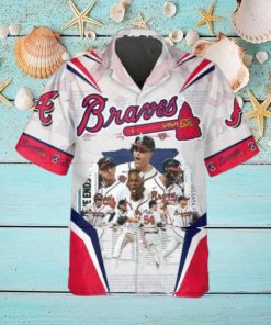 Legends Atlanta Braves Hawaiian Shirt , Atlanta Braves Aloha Shirt, MLB Hawaiian Shirt