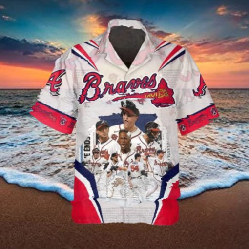 Legends Atlanta Braves Hawaiian Shirt , Atlanta Braves Aloha Shirt, MLB Hawaiian Shirt