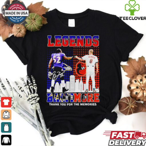 Legends Baltimore – Orioles x Ravens Thank You For The Memories T Shirt