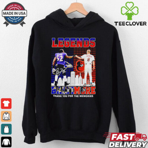 Legends Baltimore – Orioles x Ravens Thank You For The Memories T Shirt