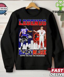 Legends Baltimore – Orioles x Ravens Thank You For The Memories T Shirt