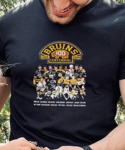 Legends Boston Bruins 100th Centennial 1924 2024 Signatures Shirt