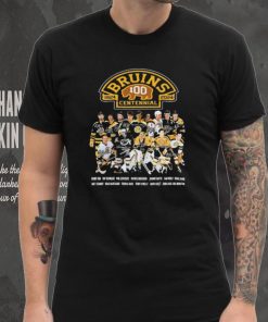 Legends Boston Bruins 100th Centennial 1924 2024 Signatures Shirt