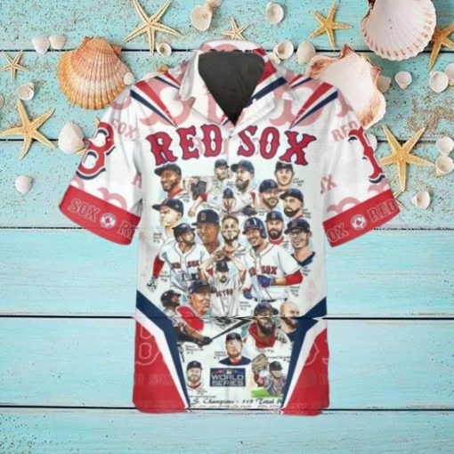 Legends Boston Red Sox Hawaiian Shirt, Red Sox Aloha Shirt, MLB Hawaiian Shirt