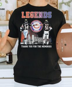 Legends Chicago Bears Thank You For The Memories Signatures T Shirt