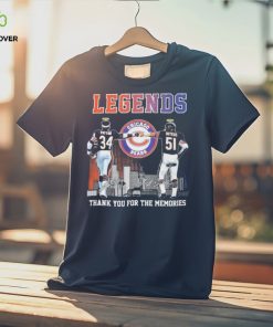 Legends Chicago Bears Thank You For The Memories Signatures T Shirt