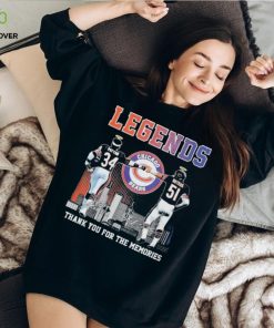 Legends Chicago Bears Thank You For The Memories Signatures T Shirt