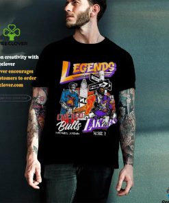 Legends Chicago Bulls Michael Jordan Lakers Kobe Bryant skeleton shirt
