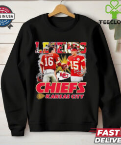 Legends Chiefs Patrick Mahomes And Len Dawson Signatures Shirt