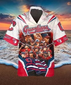 Legends Cleveland Guardians Hawaiian Shirt, Cleveland Guardians Aloha Shirt, MLB Hawaiian Shirt