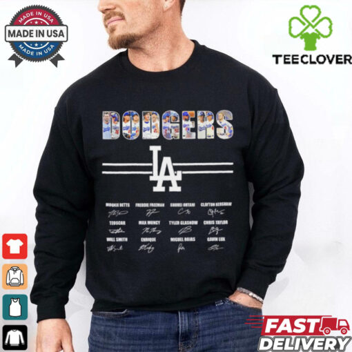 Legends Dodgers World Champions signatures shirt
