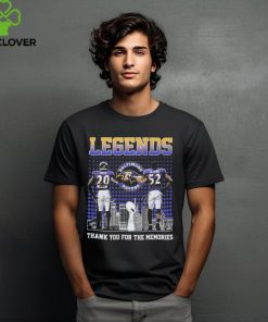 Legends Ed Reed and Ray Lewis Baltimore Ravens Skyline signatures thanks hoodie, sweater, longsleeve, shirt v-neck, t-shirt