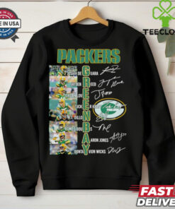 Legends Green Bay Packers names and signatures shirt