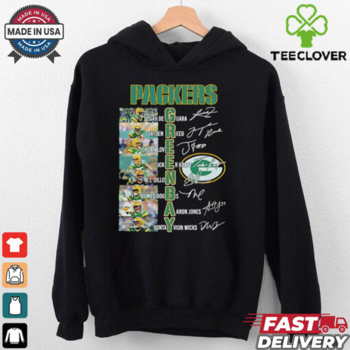 Legends Green Bay Packers names and signatures shirt