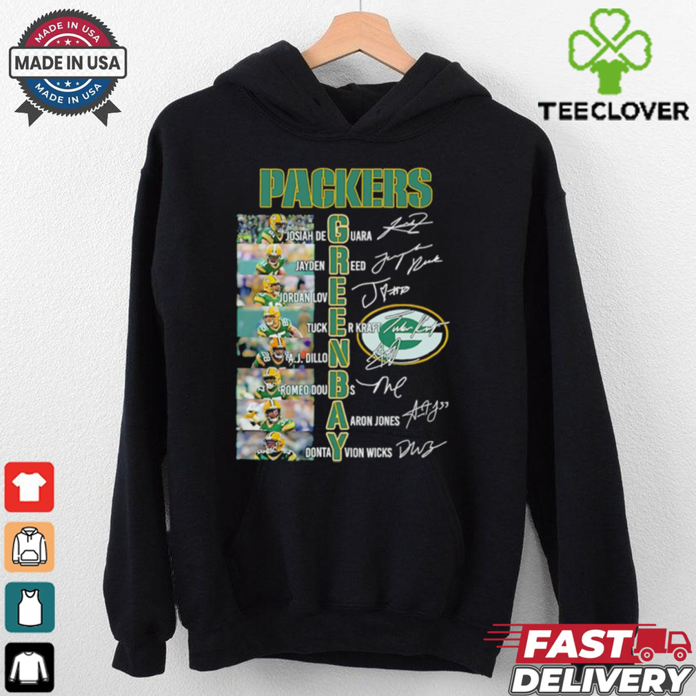 Legends Green Bay Packers names and signatures shirt Legends Green Bay Packers names and signatures shirt
