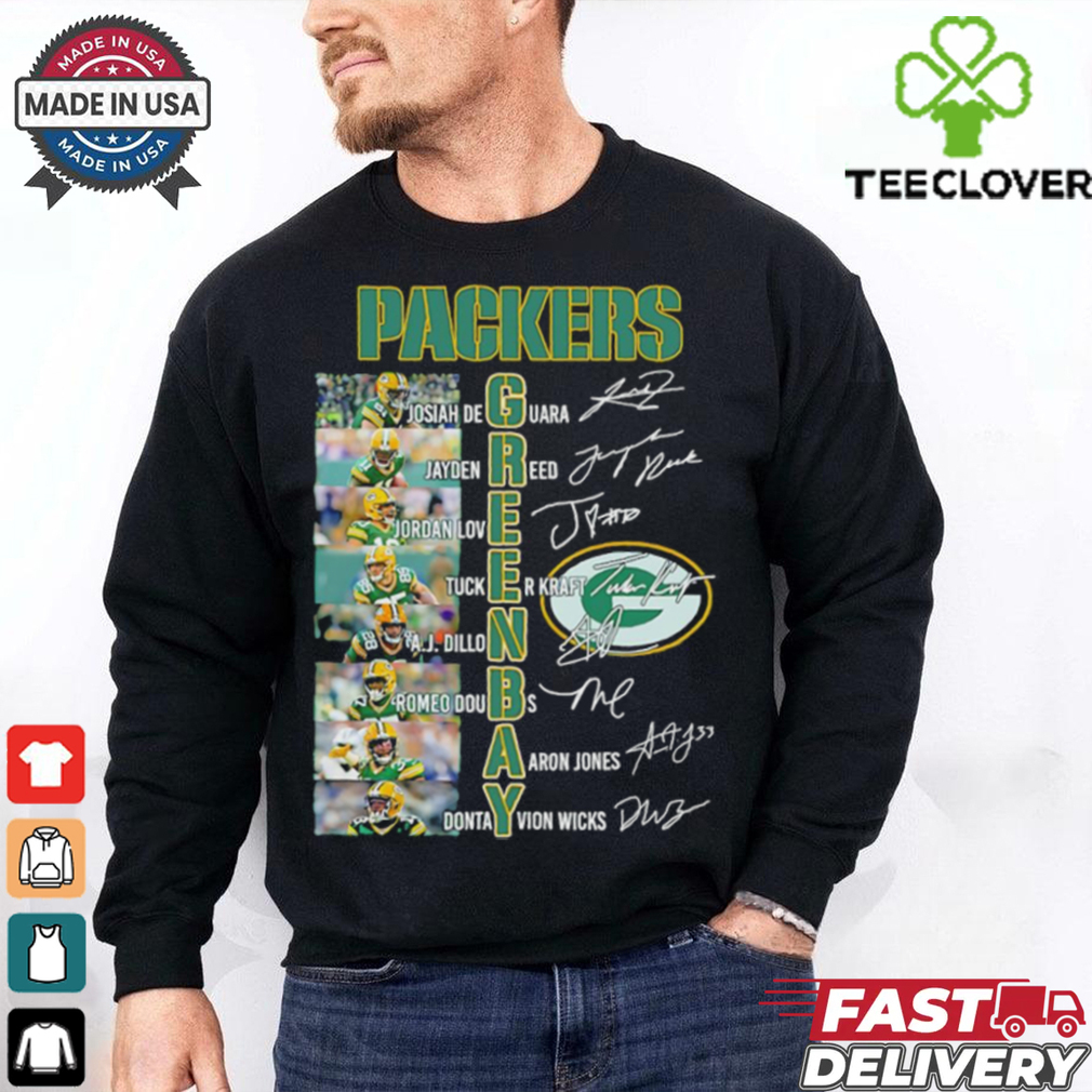 Legends Green Bay Packers names and signatures shirt Legends Green Bay Packers names and signatures shirt