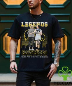 Legends Hawkeyes Coach Bluder And Caitlin Clark Thank You For The Memories T Shirt 1 Legends Hawkeyes Coach Bluder And Caitlin Clark Thank You For The Memories T Shirt