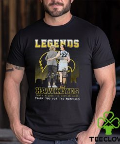 Legends Hawkeyes Coach Bluder And Caitlin Clark Thank You For The Memories T Shirt 2 Legends Hawkeyes Coach Bluder And Caitlin Clark Thank You For The Memories T Shirt