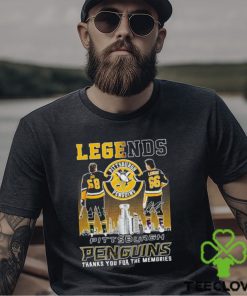 Legends Jaromir Jagr and Mario Lemieux Pittsburgh Penguins thanks you for the memories shirt