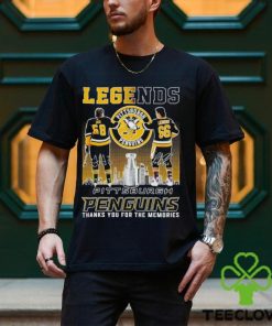 Legends Jaromir Jagr and Mario Lemieux Pittsburgh Penguins thanks you for the memories shirt