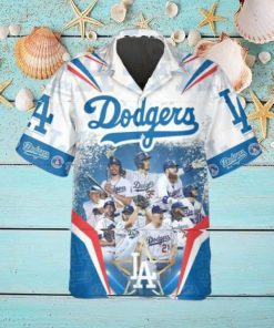 Legends Los Angeles Dodgers Hawaiian Shirt, Dodgers Aloha Shirt, MLB Hawaiian Shirt