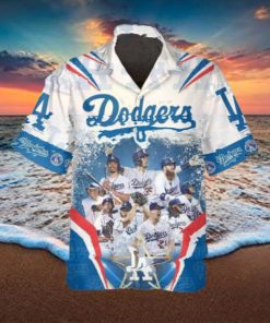 Legends Los Angeles Dodgers Hawaiian Shirt, Dodgers Aloha Shirt, MLB Hawaiian Shirt