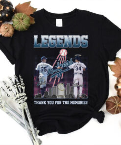 Legends Los Angeles Dodgers Thank You For The Memories T Shirt