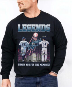 Legends Los Angeles Dodgers Thank You For The Memories T Shirt