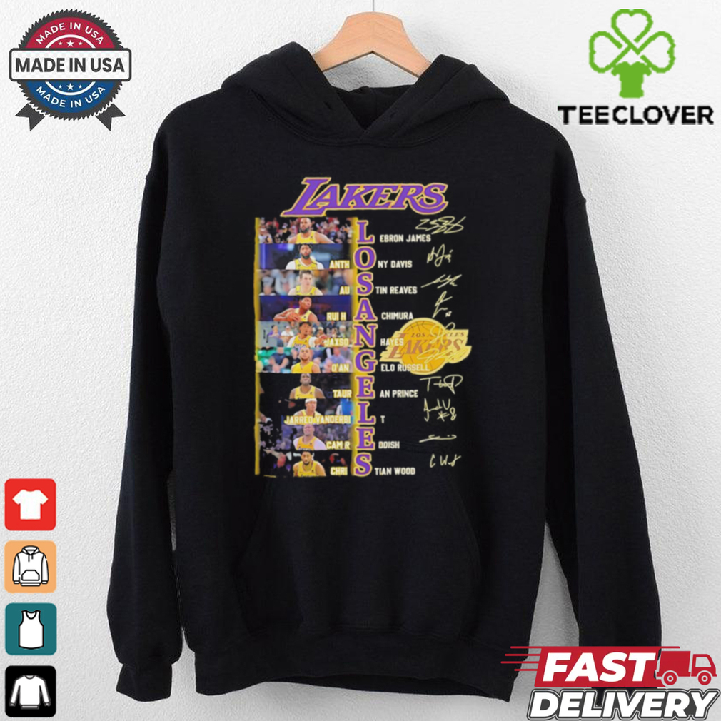 Legends Los Angeles Lakers players names and signatures shirt Legends Los Angeles Lakers players names and signatures shirt