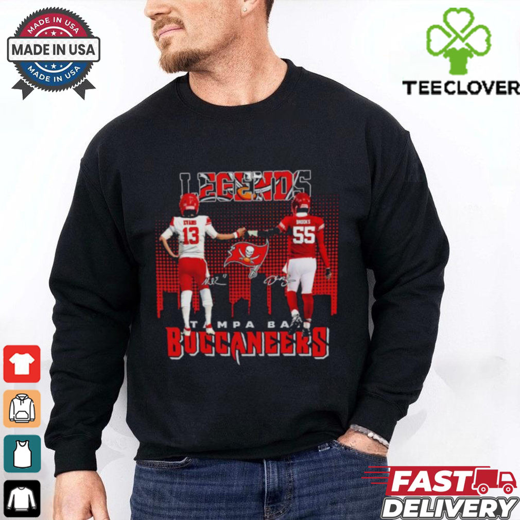 Legends Mike Evans And Derrick Brooks Tampa Bay Buccaneers Shirt Legends Mike Evans And Derrick Brooks Tampa Bay Buccaneers Shirt