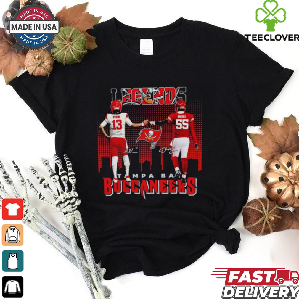 Legends Mike Evans And Derrick Brooks Tampa Bay Buccaneers Shirt Legends Mike Evans And Derrick Brooks Tampa Bay Buccaneers Shirt