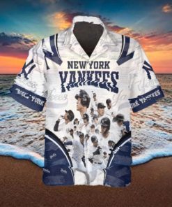 Legends New York Yankees Hawaiian Shirt, Hawaiian Yankees Shirt, MLB Hawaiian Shirt