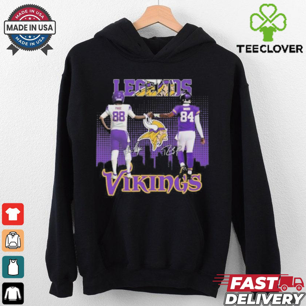 Legends Page And Moss Vikings Shirt Legends Page And Moss Vikings Shirt